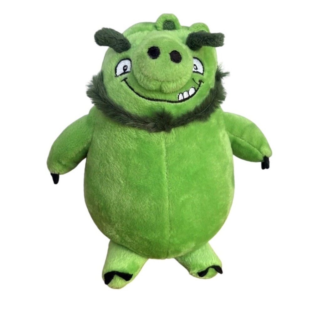 Angry Birds Green Pig Leonard Plush Stuffed Toy Gaming Collectible Green 7 Inch